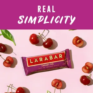 Larabar Chocolate Chip Cookie Dough 16 Bars 1.6 oz (45 g) Each - Larabar Cherry Pie Fruit and Nut Bar