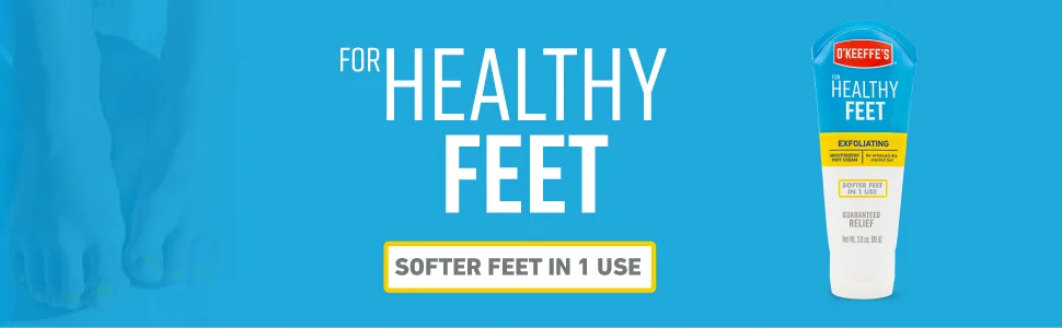 O'Keeffe's Exfoliating Moisturizing Foot Cream For Extremely Dry Cracked Feet 3 oz (85 g) - product information 2