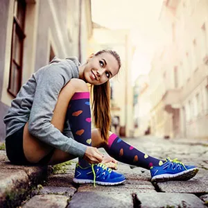 Compression Socks for Men & Women 7 Pairs Circulation 15-20 mmHg-Best support for Athletic Nurse Medical Running S-M Multicolor-2 - product information 6