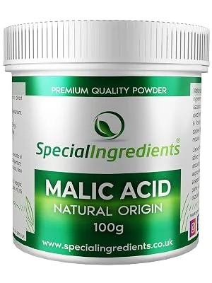 Special Ingredients Malic Acid Powder 10kg Premium Quality Natural Origin - Vegan Non-GMO - Recyclable Container - Malic Acid