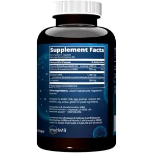 MRM HMB 1000 60 Capsules - product information 3