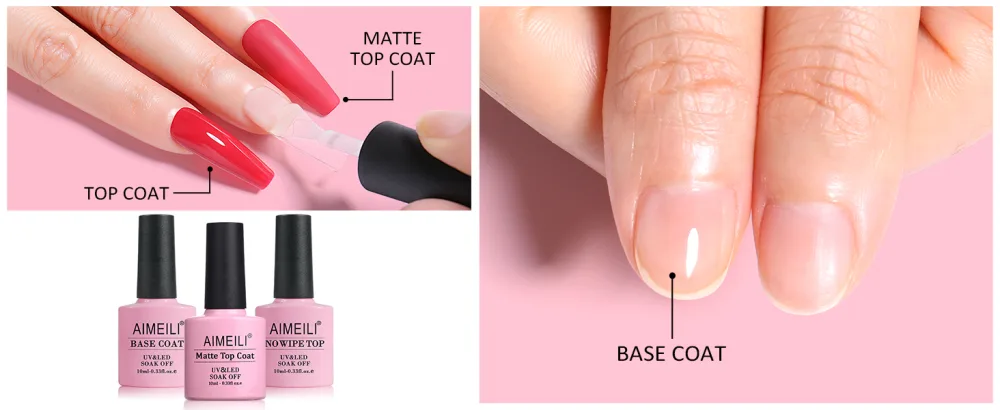 AIMEILI Base and top coat BTMT_10ML - product information 12