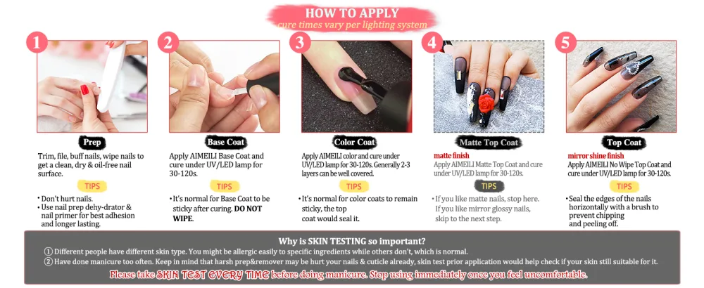 AIMEILI Base and top coat BTMT_10ML - product information 15