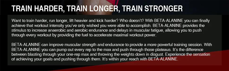 ALLMAX Nutrition Beta-Alanine 100 g 3.53 oz (100 g) - train harder longer stronger beta alanine powerful training