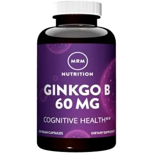 MRM Nutrition Ginkgo B 60 mg 120 Vegan Capsules - product information 3