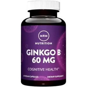 MRM Nutrition Ginkgo B 60 mg 120 Vegan Capsules - product information 5
