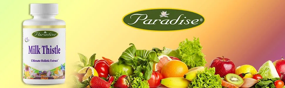 Paradise Herbs Milk Thistle 120 Vegetarian Capsules - product information 1
