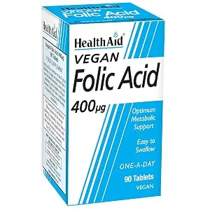 HealthAid Folic Acid 400g - 90 Tablets - product information 4
