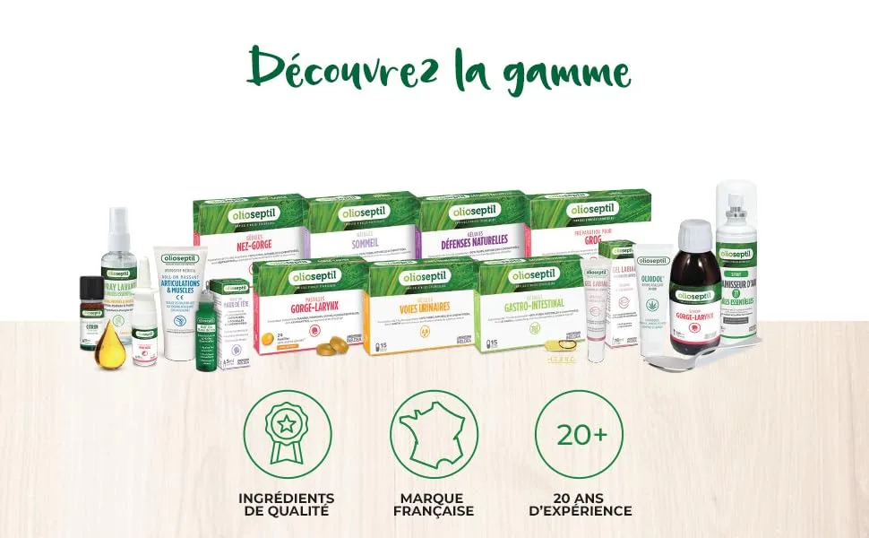Olioseptil Bronchus 15 Capsules - OLIOSEPTIL RANGE SET