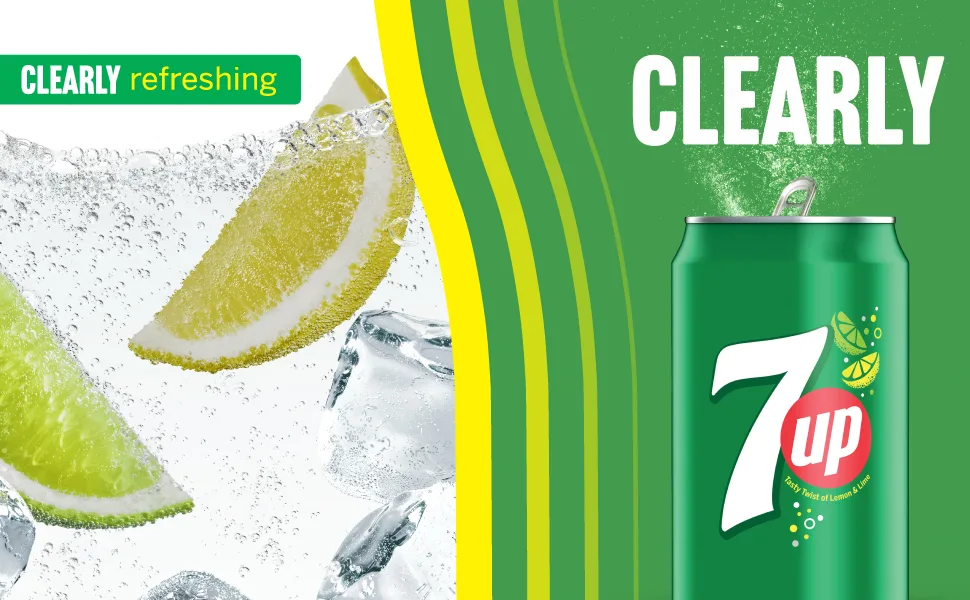 7UP - Lemon & Lime Flavoured Fizzy Drink - 24 x 500 ml bottles - 7up Soft Drink