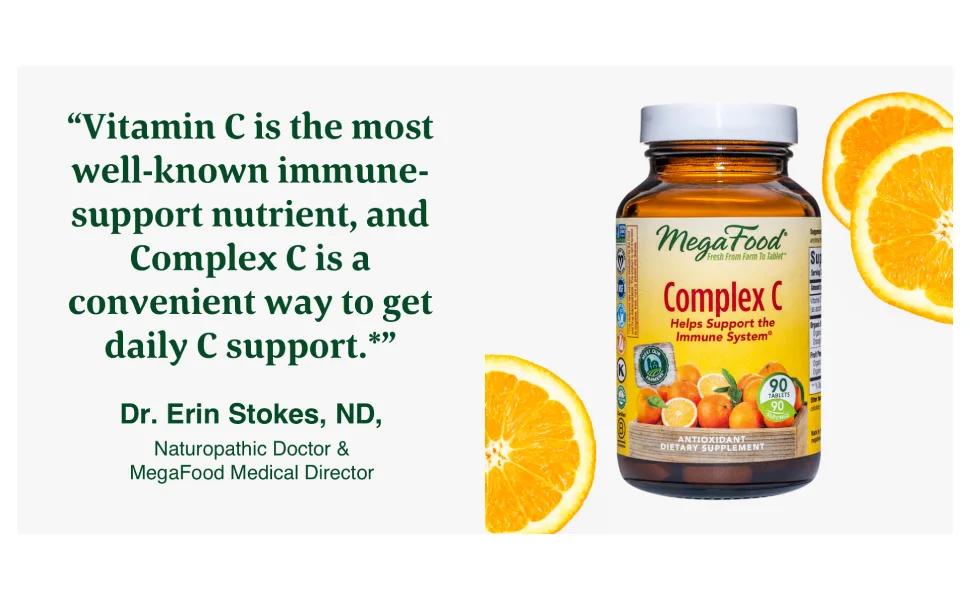 MegaFood Complex C 90 Tablets - megafood