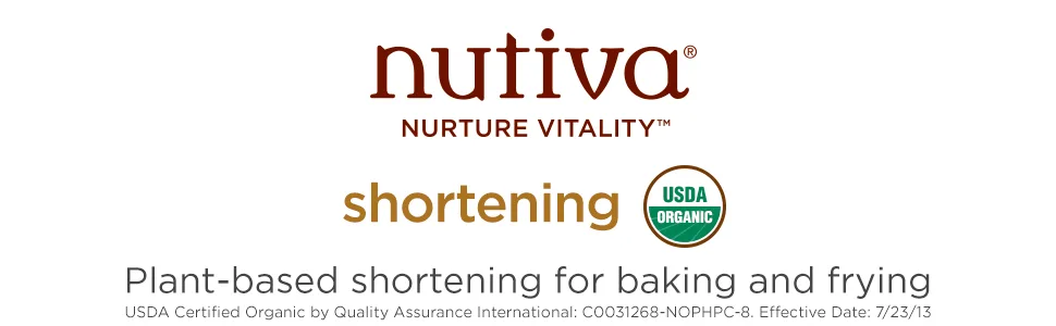 Nutiva Organic Shortening Original Red Palm and Coconut Oils 15 oz (425 g) - product information 1