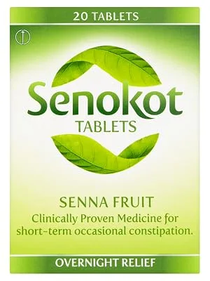 Reckitt Benckiser Senokot Constipation Relief Senna Tablets x21 100 Grams - Senokot 20 Tabs