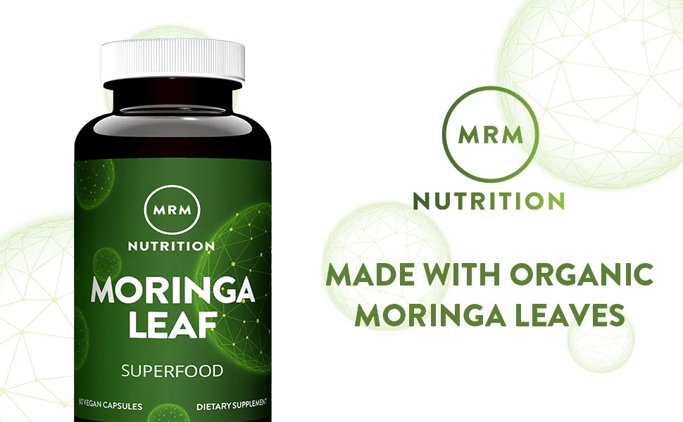 MRM Moringa Leaf 60 Vegan Capsules - MRM Nutrition
