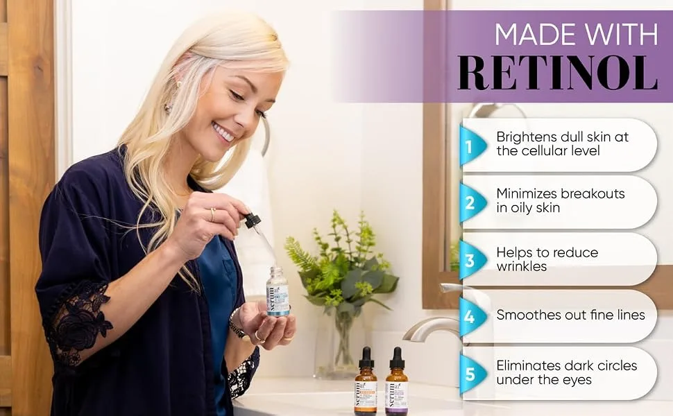 Artnaturals Serum Trio Set 3 Serums 1 fl oz (29.5 ml) Each - retinol