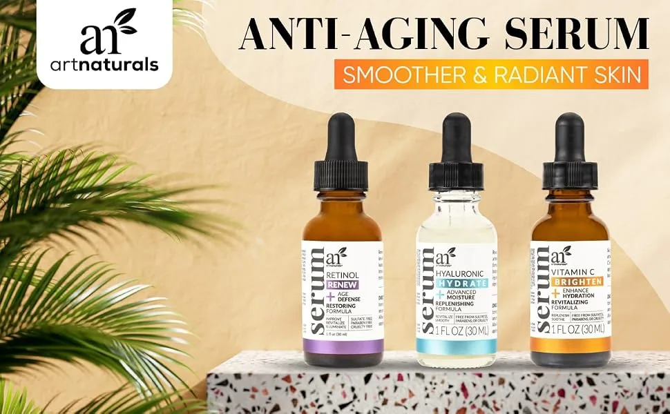 Artnaturals Serum Trio Set 3 Serums 1 fl oz (29.5 ml) Each - serum