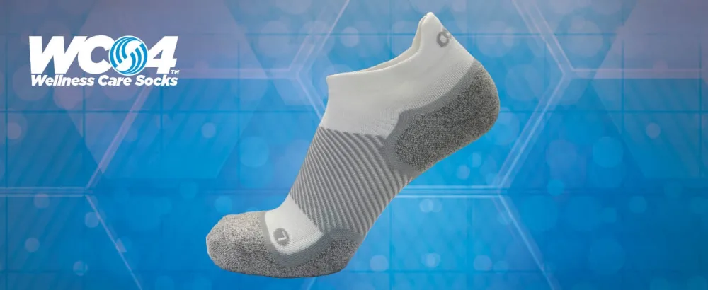 OrthoSleeve Diabetic and Neuropathy Non-Binding Wellness Socks WC4 Improves Circulation and Helps with Edema Small (1 Pair) White Crew - product information 2