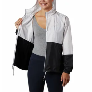Columbia Flash Forward Windbreaker Jacket XL White Black 101 - product information 11