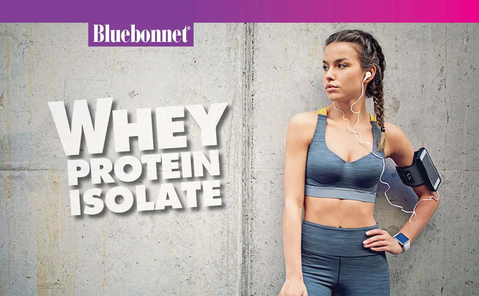 Bluebonnet Nutrition 100% Natural Whey Protein Isolate Natural Original Flavor 2.2 lbs (992 g) - Bluebonnet Nutrition Whey Protein Isolate