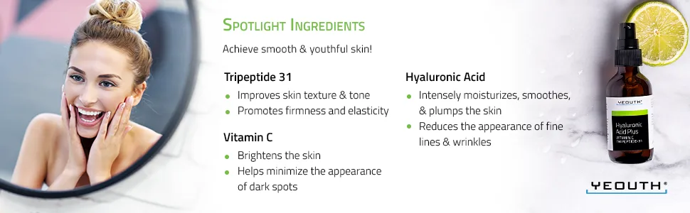 Yeouth Hyaluronic Acid Plus 1 fl oz (30 ml) - Module 4 HA Plus