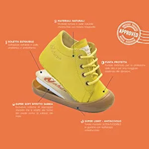 Naturino Cocoon VL-Leather First-Steps Shoes 2 UK Celeste - Cocoon