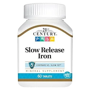 21st Century Slow Release Iron 60 Tablets - product information 1