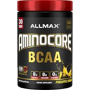 ALLMAX Nutrition AMINOCORE BCAA Pineapple Mango  0.69 lbs (315 g) - product information 4
