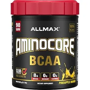 ALLMAX Nutrition AMINOCORE Instantized BCAAs Intra-Workout Muscle Support Pineapple Mango 2.57 lbs. (1166 g) - product information 4