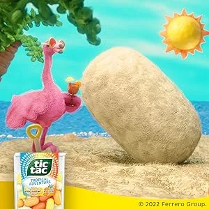 Tic Tac Orange Flavored Mints, 4 Count, On-The-Go Refreshment, 3.4 Oz Each - Enjoy Tic Tac Breath Mints Everywhere