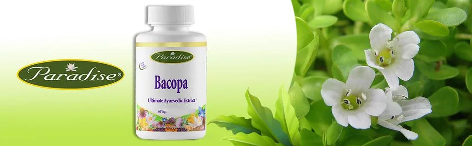 Paradise Herbs Bacopa 60 Vegetarian Capsules - product information 1
