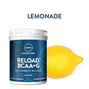MRM Reload BCAA+G Post-Workout Recovery Island Fusion 11.6 oz (330 g) - lemonade