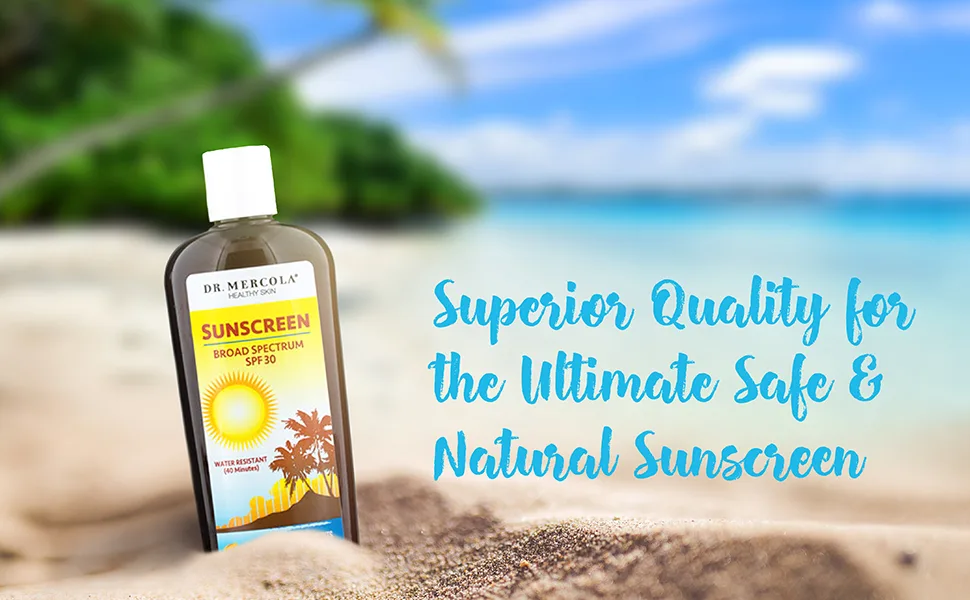 Dr. Mercola Natural Sunscreen SPF 30 8 fl oz (236 ml) - product information 3