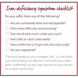 Flora Salus Floradix Floravital Iron + Herbs Supplement Liquid Extract Formula 8.5 fl oz (250 ml) - Iron Deficiency checklist