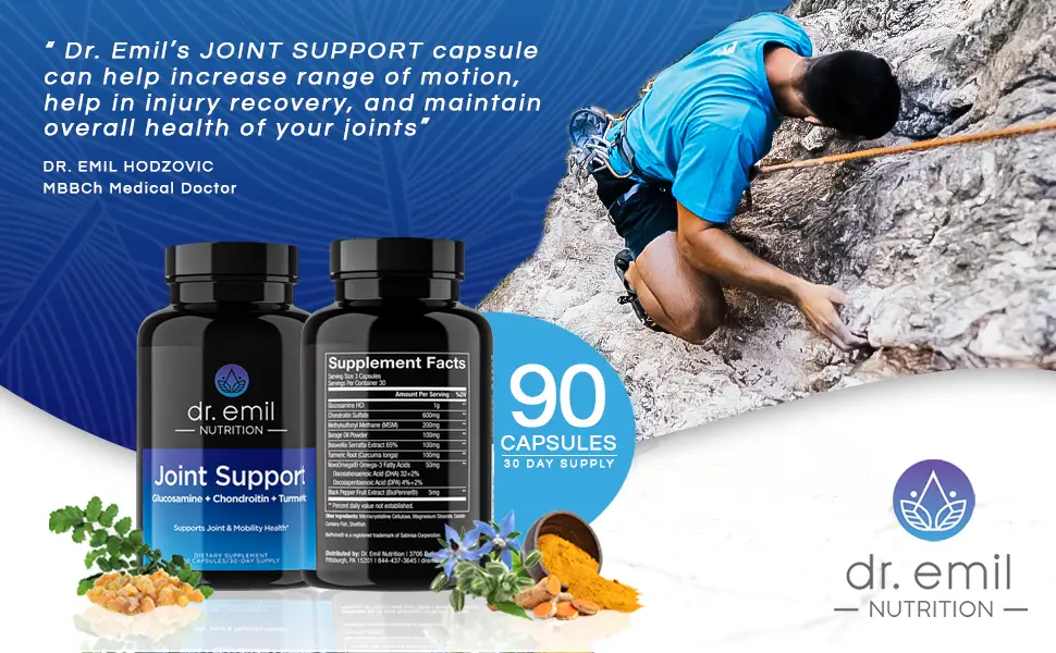 Dr Emil Nutrition Joint Aid Supplement - 60 capsules - Joint Support