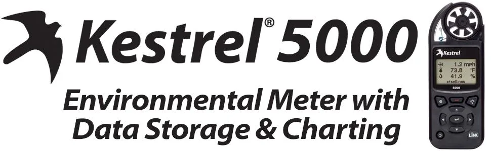 Kestrel 5000 Environmental Meter with Link - Black - 0850BLK kestrel 5000