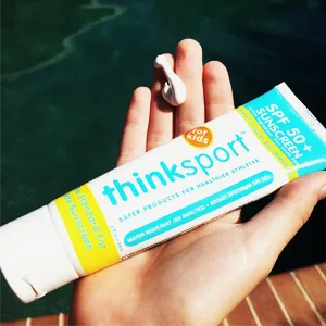 Think Thinksport Sunscreen SPF 50+ For Kids 6 fl oz (177 ml) - application
