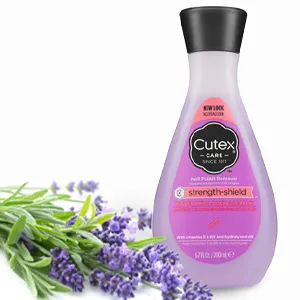 Cutex Nail Polish Remover Strength Shield Leaves Nails Looking Healthy - 6.76 Fl. Oz. - Cutex Strength Shield M 3.2