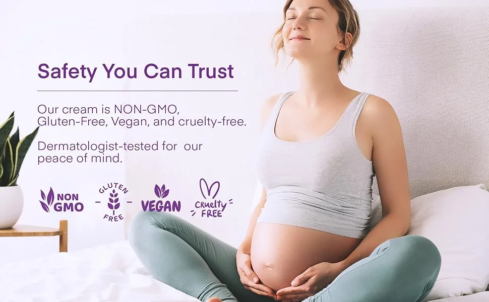 Stretch Mark Cream for Pregnancy: Stretch Mark Treatment - Belly Butter For Pregnant Women - Massage Lotion To Prevent And Repair Maternity Stretch Marks Scar - 4 Oz - stretch mark cream for pregnancy
