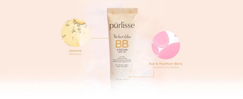purlisse Perfect Glow BB Cream SPF 30 (Medium Golden) - Perfect Glow