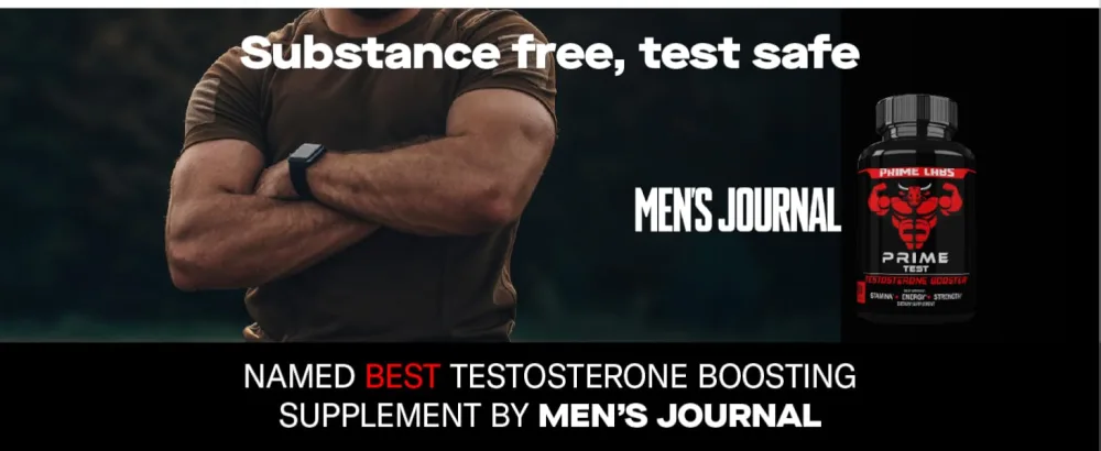 Prime Labs - Men's Testosterone Booster (2 Pack) - Stamina, Endurance, & Strength Booster - 120 Caplets - named best testosterone booster