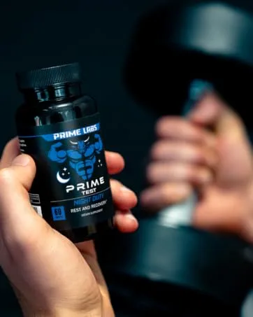 Prime Labs - Men's Testosterone Booster (2 Pack) - Stamina, Endurance, & Strength Booster - 120 Caplets - Prime Test Night Duty
