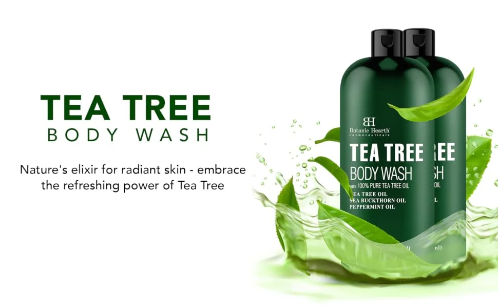 Botanic Hearth Botanic Hearth Tea Tree Body Wash -16 fl. oz. - Pack of 2 - product information 2