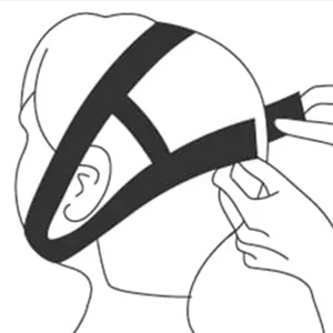Gihunk Chin Strap - Chin Strap for Cpap Users, Cpap Chin Strap, Anti Snoring Chin Strap Free Size - step 3