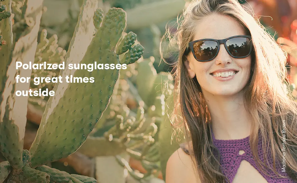 Sunski Madrona - Polarized Recycled Sunglasses - Brown - Polarized sunglasses for great times outside
