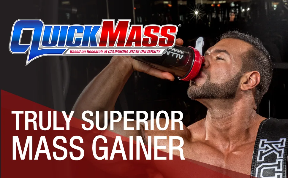 ALLMAX Nutrition QuickMass Rapid Mass Gain Catalyst Chocolate 6 lbs (2.72 kg) - quickmass protein gain weight muscle train