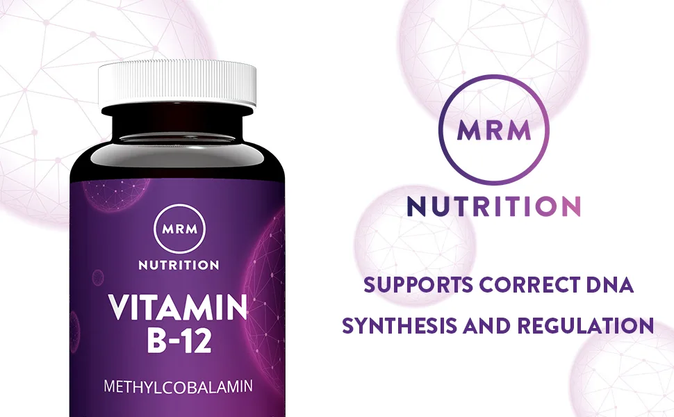 MRM B-12 Methylcobalamin 2000 mcg 60 Vegan Lozenges - MRM Nutrition