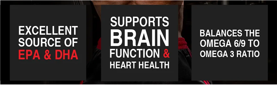 ALLMAX Nutrition Omega-3 Ultra-Pure Cold-Water Fish Oil Concentrate 180 Softgels - omega 3 excellent source epa dha brain function heart health