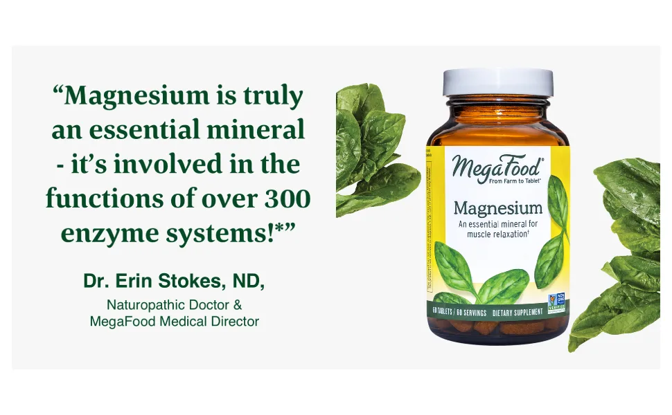 MegaFood Magnesium 60 Tablets - megafood