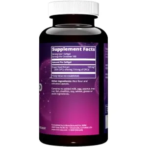 MRM Grape Seed Extract 120 mg 100 Vegan Capsules - product information 3
