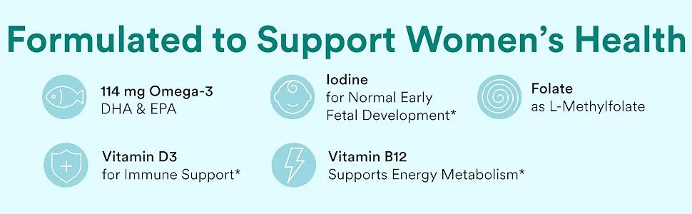 SmartyPants Prenatal Vitamins for Women, Multivitamin Gummies: Omega 3 Fish Oil (EPA/DHA), Biotin, Methylfolate,Vitamin D3,C, Vitamin B12, B6,Vitamin A, K & Zinc,120 Count(30 days)(Packaging may vary) - product information 20